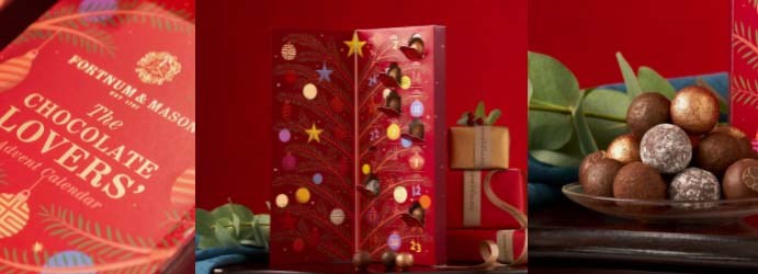 Fortnums chocolate truffle calendar