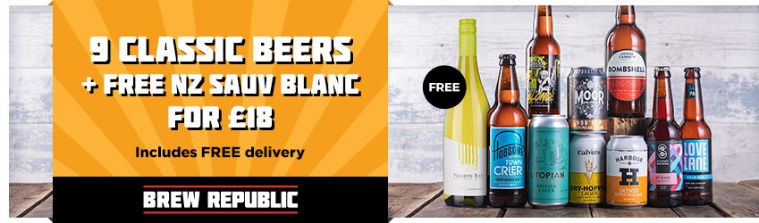 9 Beers and a bottle of wine for £18!