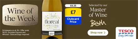 Tesco buy 6 save 25% wine offer