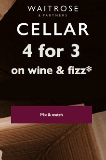 Waitrose 4 for 3 Wine Offer
