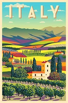 Italian vineyards